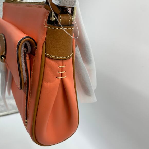 Dooney & Bourke Purse Wexford Leather Dana Coral Bags - Picture 12 of 13